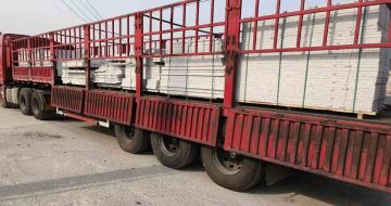 嘉峪关 白麻荔枝面外墙干挂，工厂装车日常