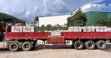 嘉峪关 芝麻灰花岗岩地铺石出货日常