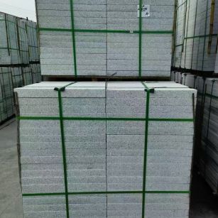 嘉峪关 芝麻白火烧，园林广场市政工程地铺石，1.8~5.0厚均有现货