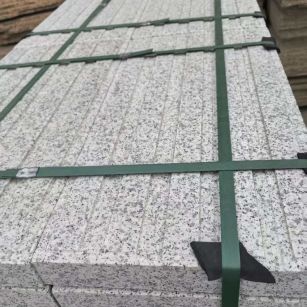 嘉峪关 白麻花岗岩直行盲道石，盲条，地铺石