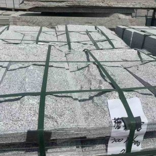 嘉峪关 芝麻白蘑菇石成品