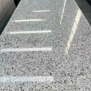 嘉峪关 白麻花岗岩光面毛板