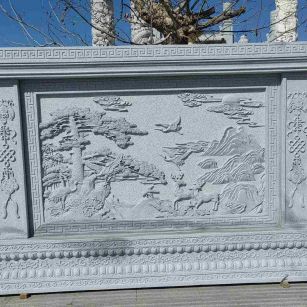 嘉峪关 芝麻白大型照壁，屏风，影壁