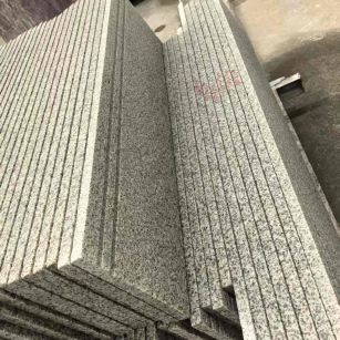 嘉峪关 白麻荔枝面花岗岩楼梯踏步