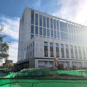 嘉峪关 白麻花岗岩石材外墙干挂