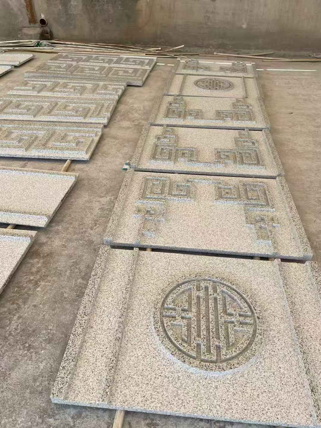 嘉峪关 白麻花岗岩外墙立面雕刻板