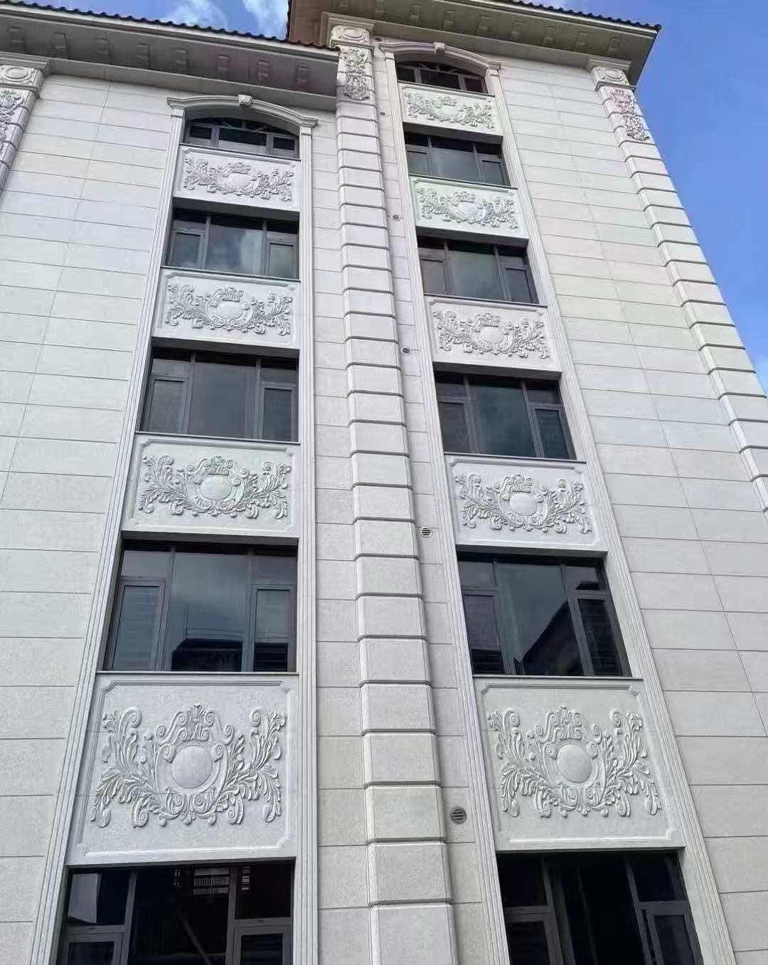 嘉峪关 白麻荔枝面花岗岩别墅外墙干挂