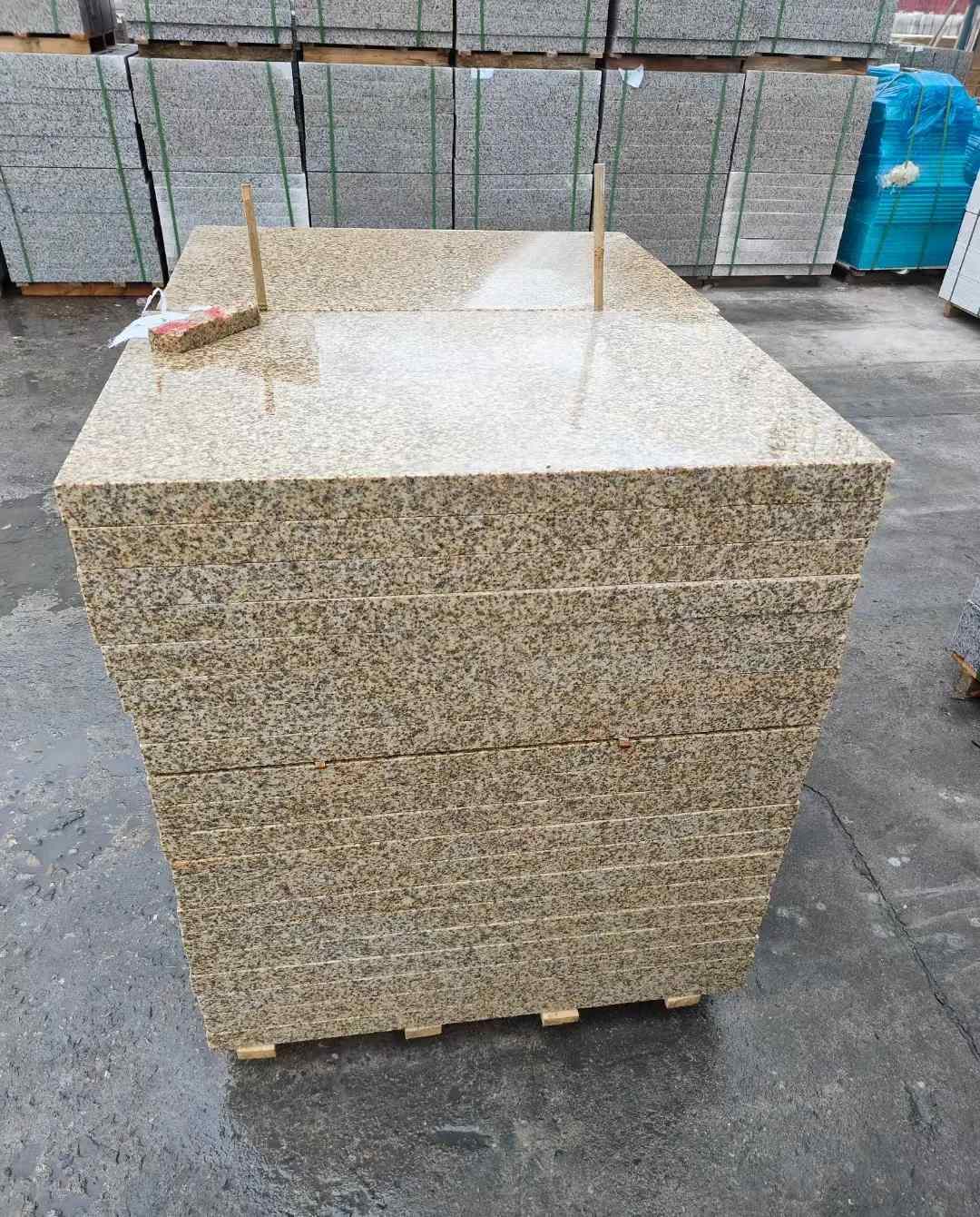 嘉峪关 湖北黄金麻花岗岩石材荔枝面外墙石材