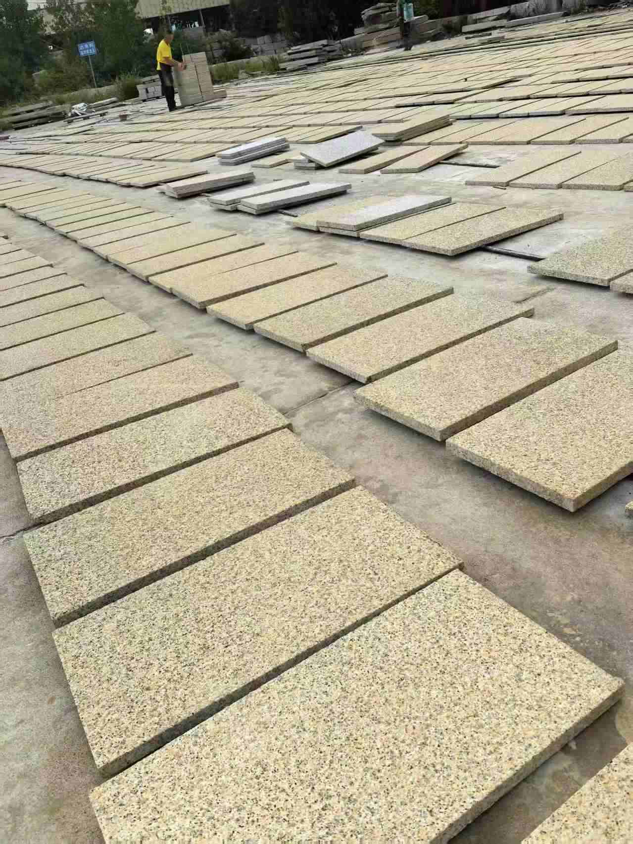 嘉峪关 黄金麻荔枝地铺石面排板