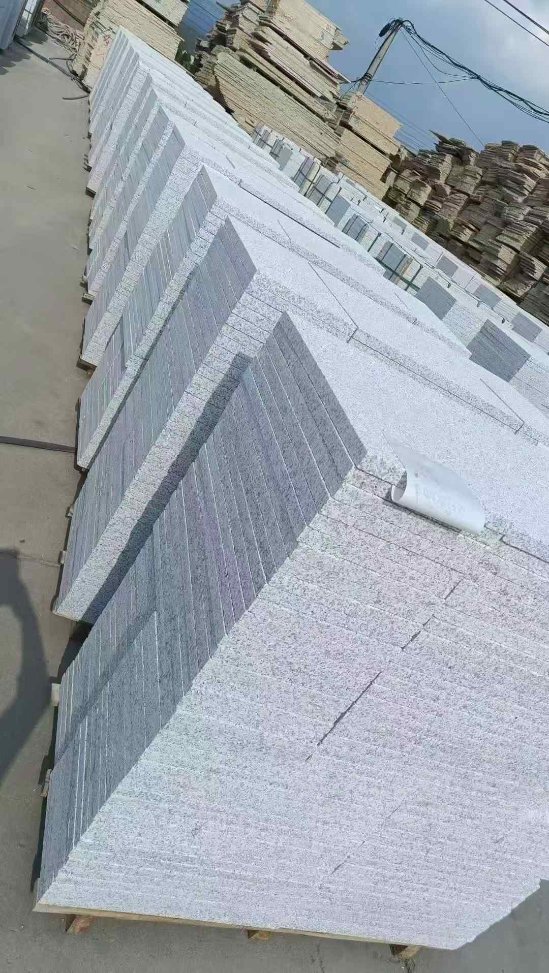 嘉峪关 白麻荔枝面花岗岩地铺石