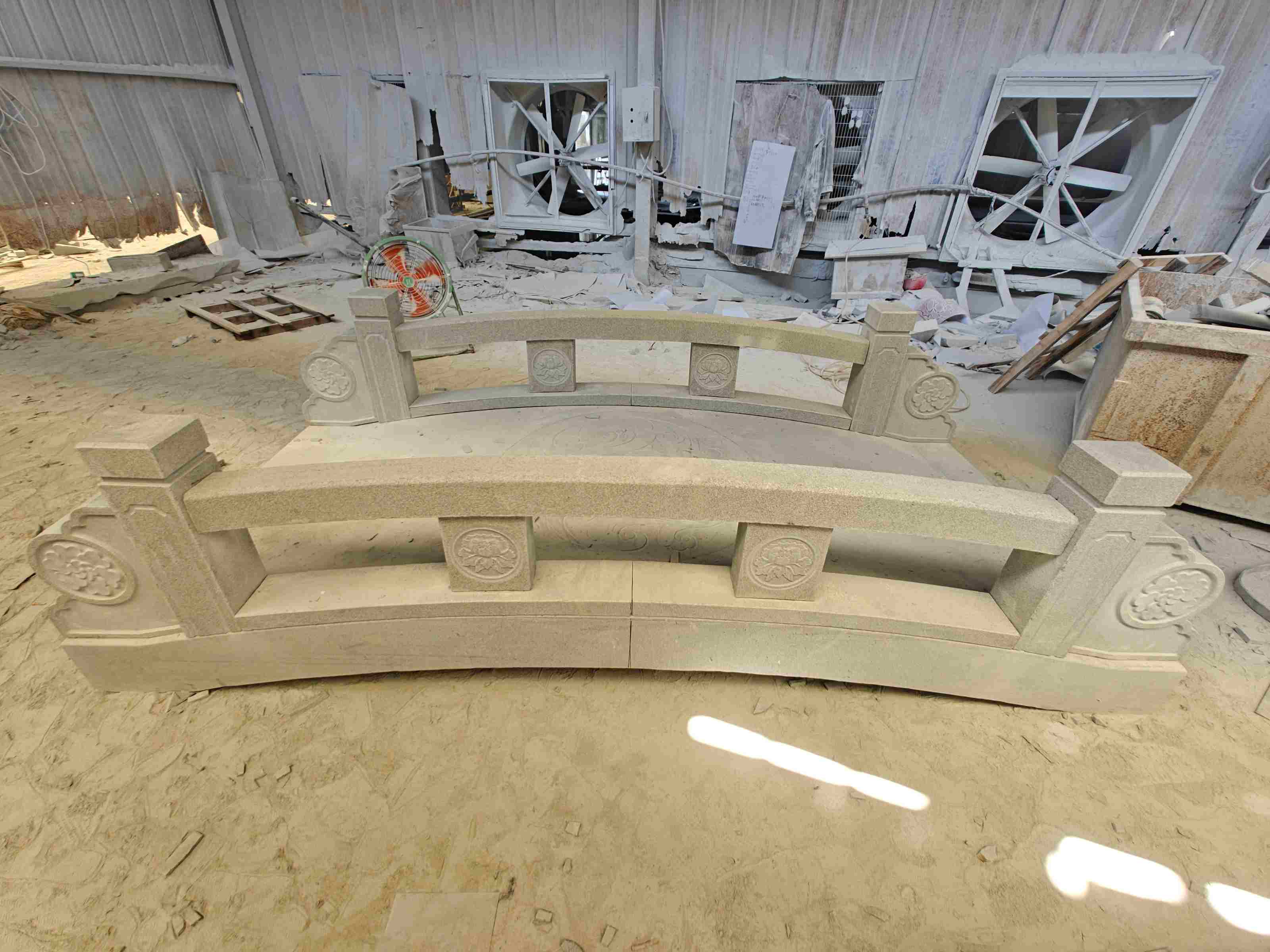 嘉峪关 芝麻灰花岗岩异形加工-拱桥，石桥