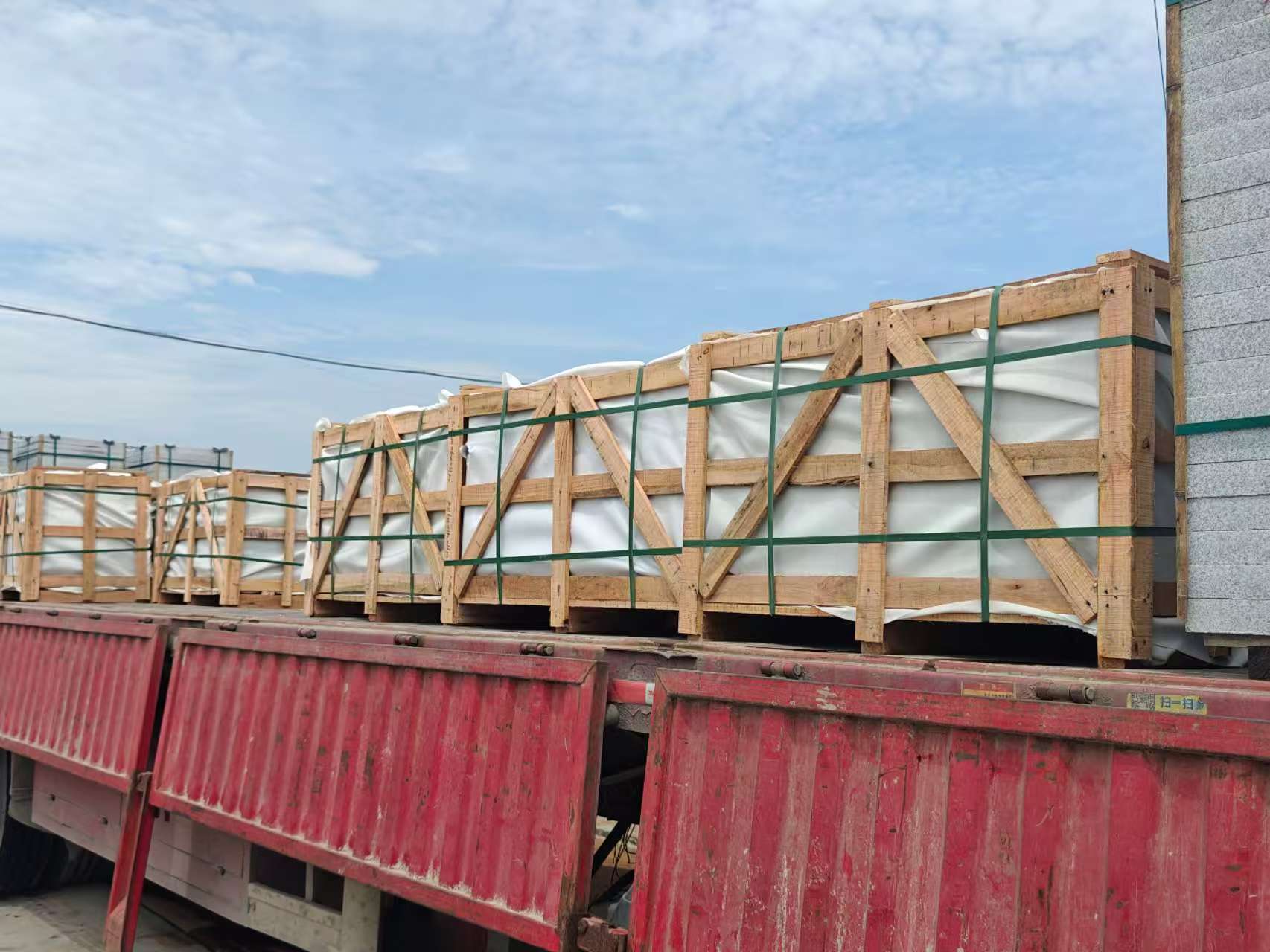 嘉峪关 芝麻白花岗岩地铺石出口专车-泰国游