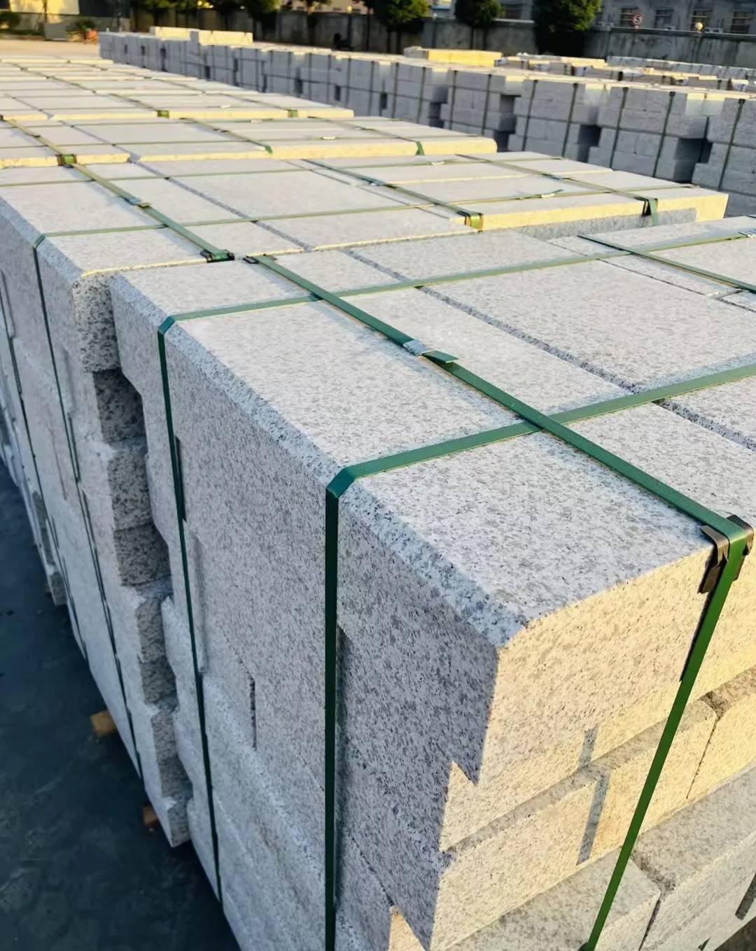 嘉峪关 白麻花岗岩路沿石，马路牙子，路缘石，平石，立缘石等